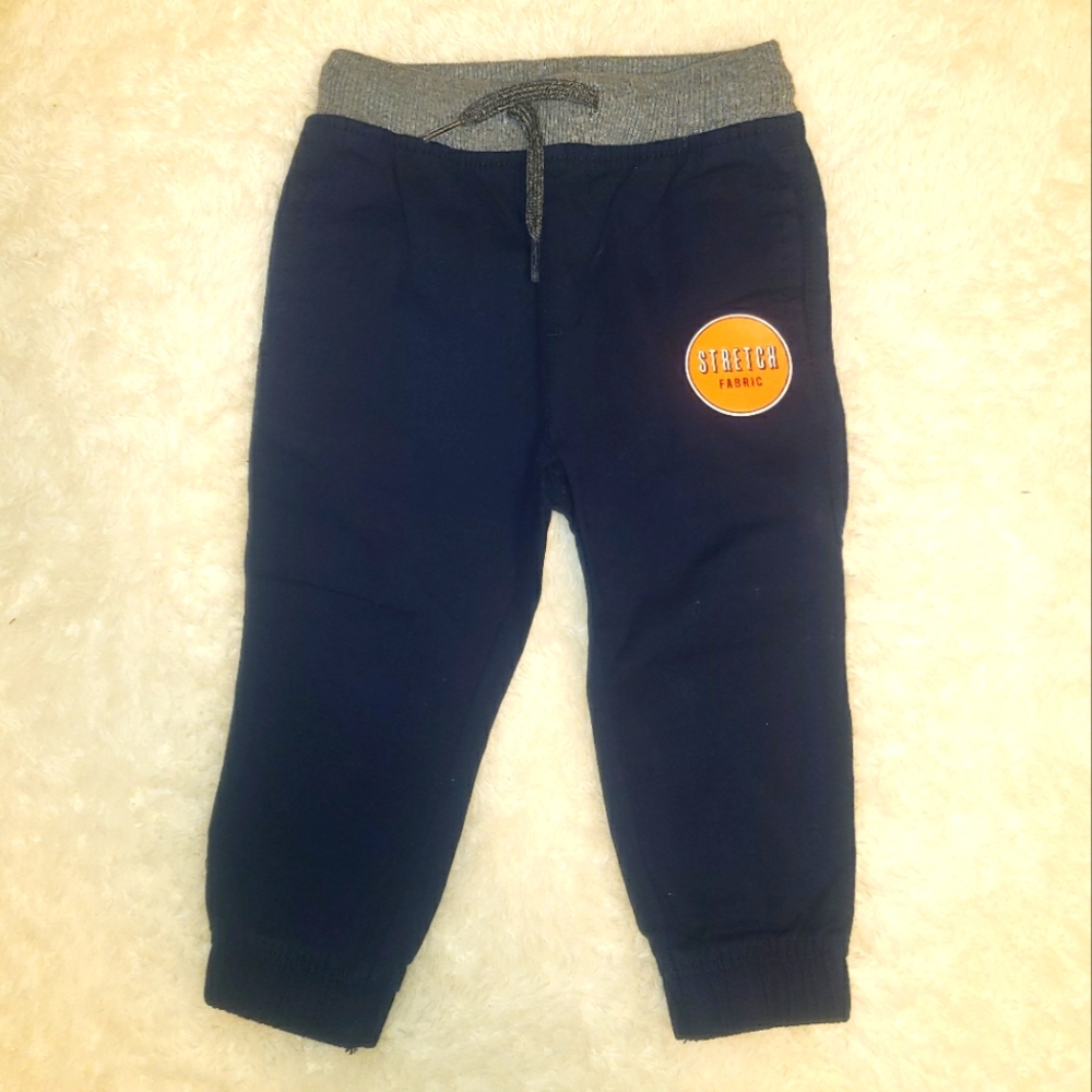 NWT Children's Place navy blue lounge pants, 9-12M